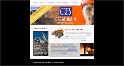 Desktop Screenshot of greatbasinmining.com